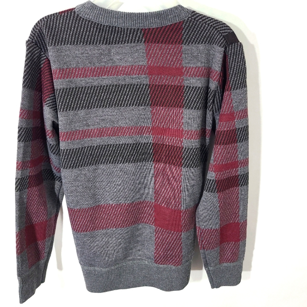 NWT Faze 1 Boy Childs Kids Sweater Size 6 Gray Red Black Top Dressy - Picture 5 of 6